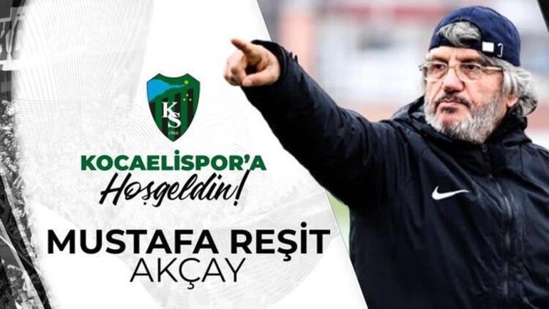 Kocaelispor'da Mustafa Reşit Akçay dönemi! 2.5 yıllık anlaşma...