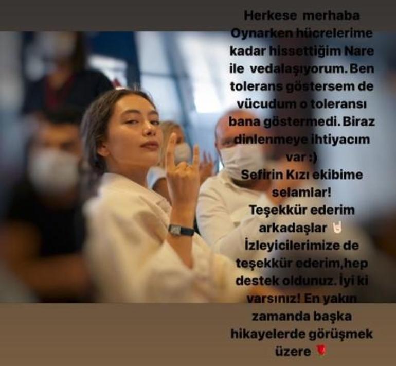 Neslihan Atagül kötü haberi verdi: Nare ile vedalaşıyorum