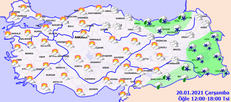 Son Dakika Haberler Istanbul Hava Durumu 20 Ocak Carsamba Hava Durumu Meteoroloji Den Uyari