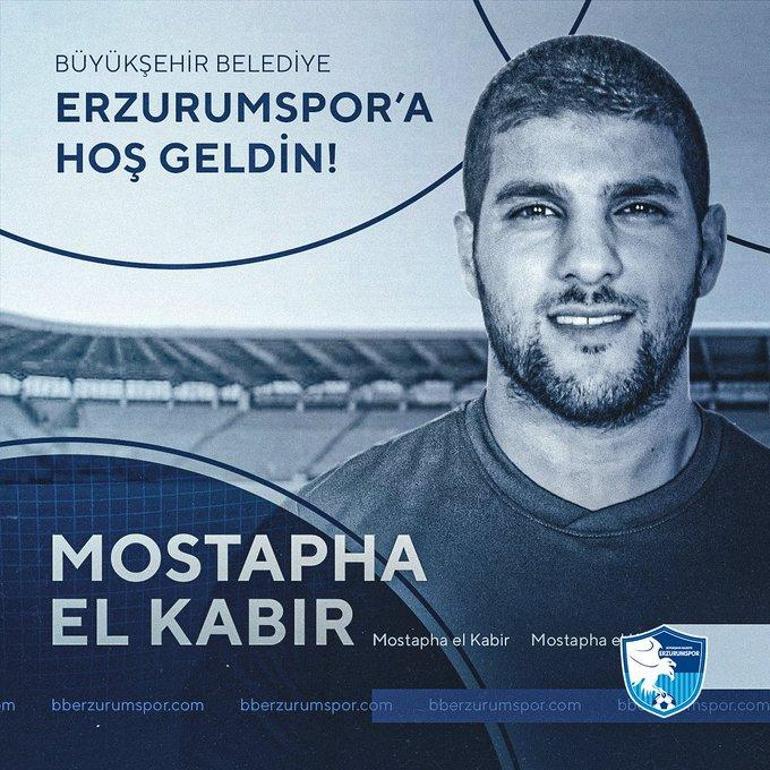 Son dakika | Erzurumspor, Mostapha El Kabir transferini açıkladı