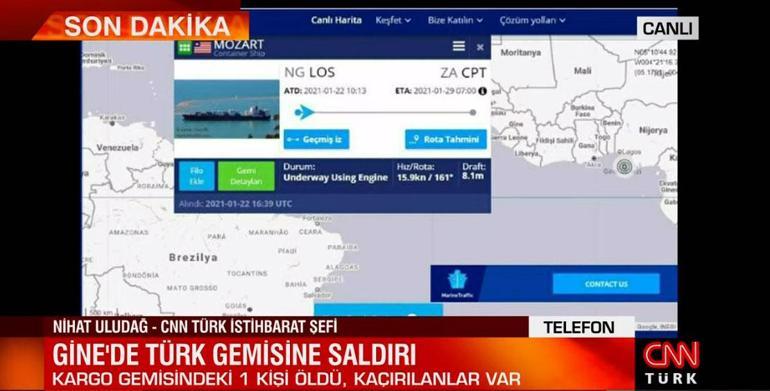 Son dakika: Gine'de Türk gemisine saldırı! 1 kişi hayatını kaybetti, 15 kişi kaçırıldı