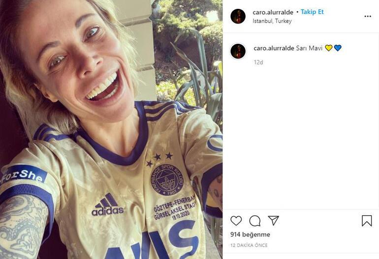 Fenerbahçeli Jose Sosanın eşi Carolina Alurraldeden Trabzonspor paylaşımı
