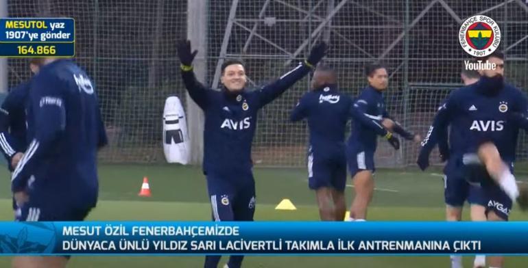 Canlı İzle | Mesut Özil, Fenerbahçe ile ilk antrenmanında!