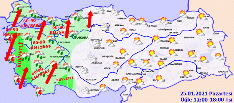 İstanbula kar yağacak mı Meteorolojiden son dakika hava durumu raporu... Çok sayıda kent için alarm