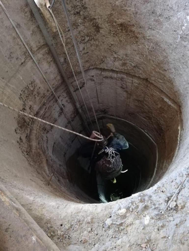 10 metrelik kuyuya düştü, çığlıklarını duyan arkadaşları haber verdi