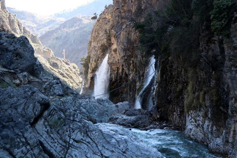 'Trkiye'nin Niagaras' esiz manzaralar sunuyor