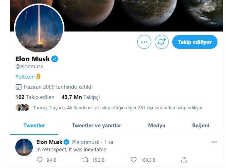 Elon Musk'tan şaşkınlık yaratan Bitcoin açıklaması