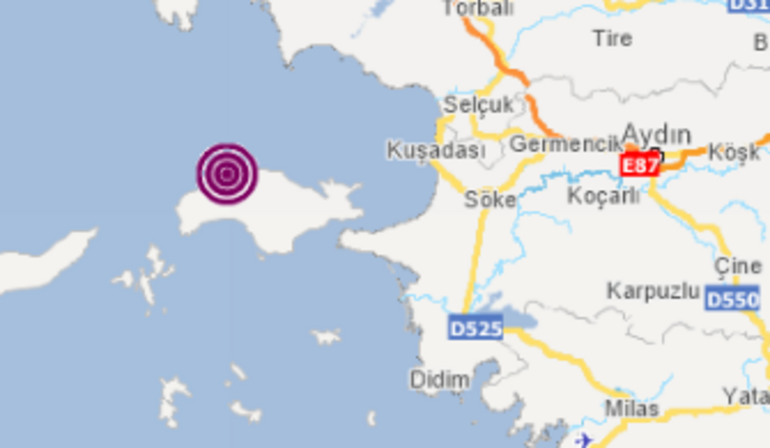 Akdeniz'de 3.6 büyüklüğünde deprem