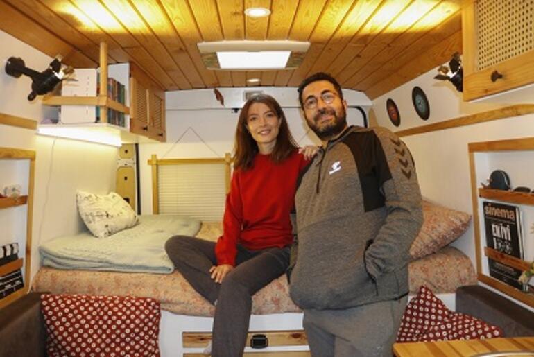 Tiyatrocu çift, karavanla Türkiye turunda