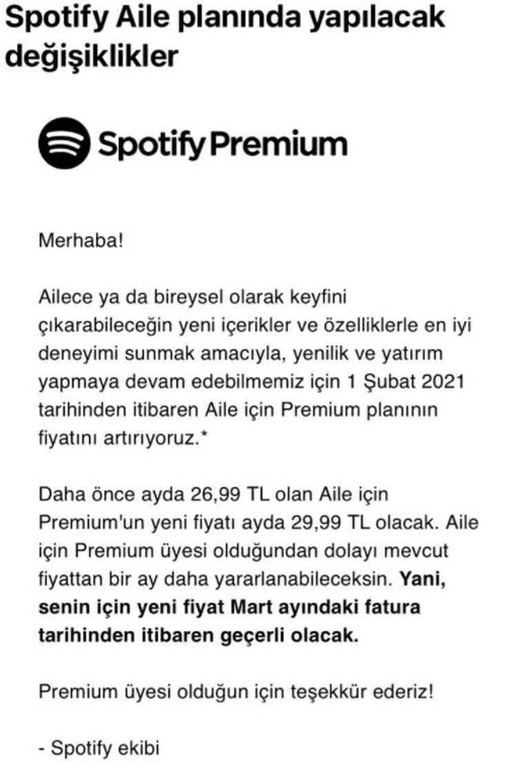 Spotify kullananlar dikkat! Ücretler arttı