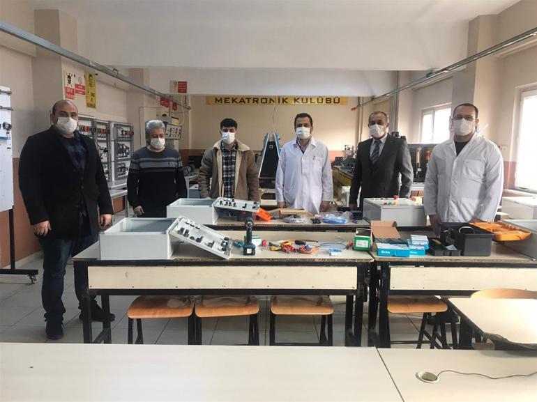 Türkiye rekoru bu okulda... Yaptıkları makineyle 2020nin en çok gelir elde eden lisesi oldu