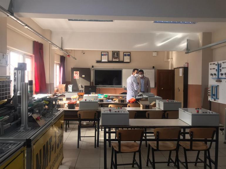 Türkiye rekoru bu okulda... Yaptıkları makineyle 2020nin en çok gelir elde eden lisesi oldu