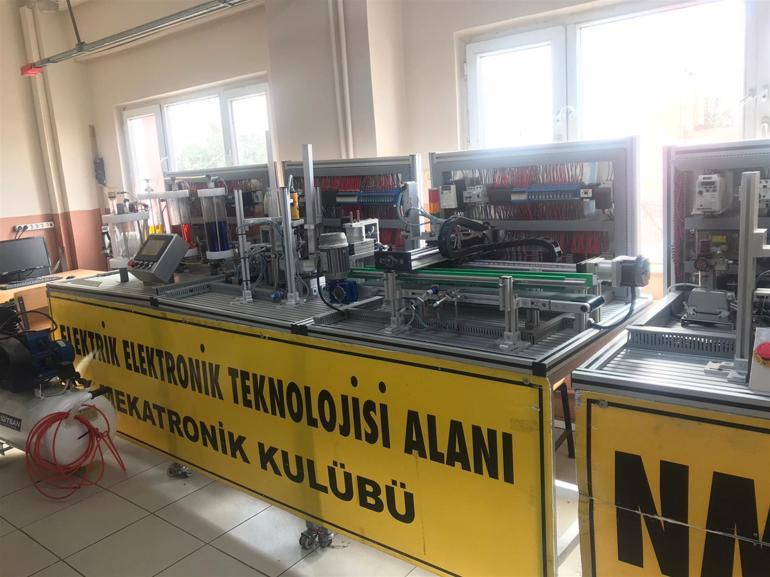 Türkiye rekoru bu okulda... Yaptıkları makineyle 2020nin en çok gelir elde eden lisesi oldu