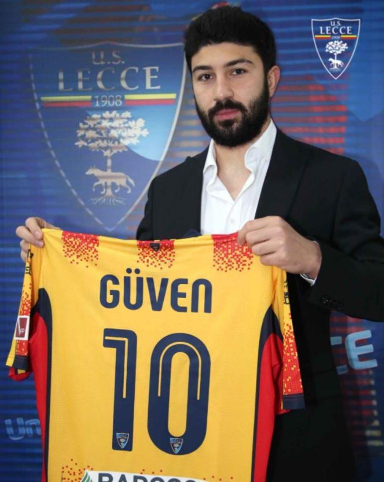 Güven Yalçın, Lecce'ye imzayı attı! 10 numaralı forma...