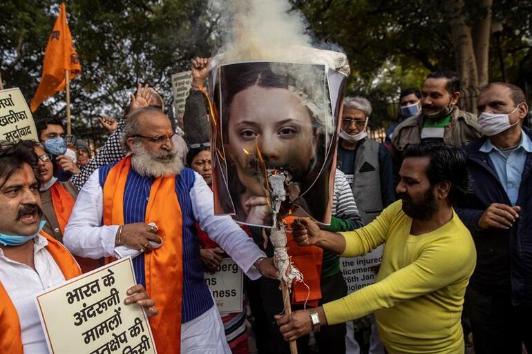 Hindistan'da Greta Thunberg hakkında suç duyurusunda bulundu!