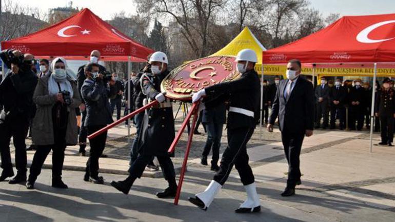 Gaziantepe Gazi unvanının verilişinin 100üncü yılı törenle kutlandı