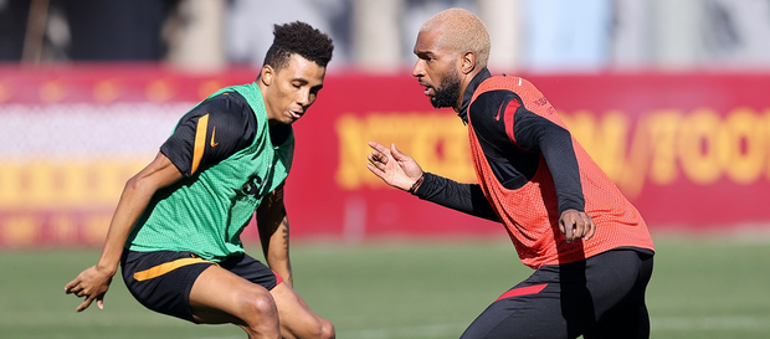 Galatasaray'da Gedson Fernandes takımla çalıştı!