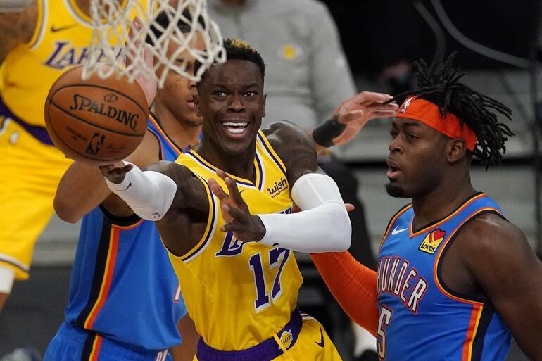 NBA'de Gecenin Sonuçları: Lakers, Thunder'ı uzatmada devirdi! Üst üste 5. galibiyet...