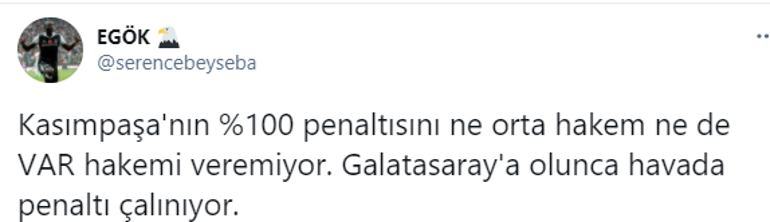 Galatasaray - Kasımpaşa maçında tartışmalı penaltı pozisyonu