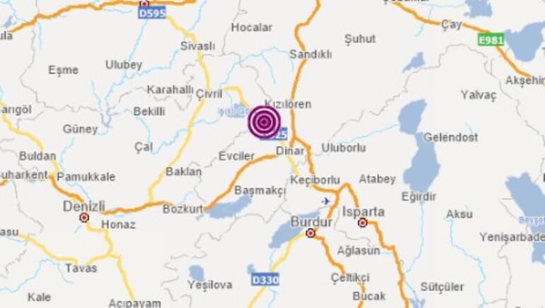 Son dakika deprem haberi: Afyonkarahisarda korkutan deprem Isparta ve Burdurda hissedildi