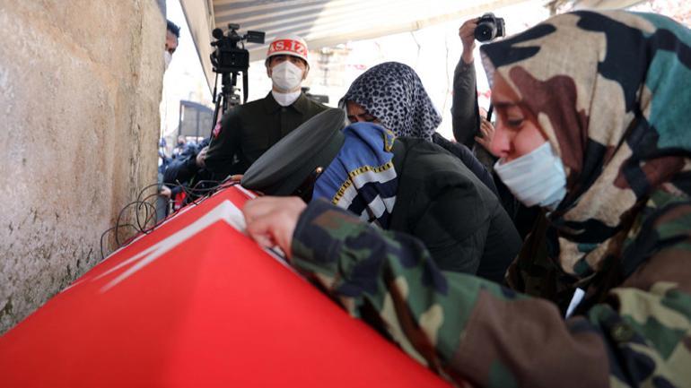 Gara şehidi Uzman Çavuş Hüseyin Sarı, Kahramanmaraşta toprağa verildi