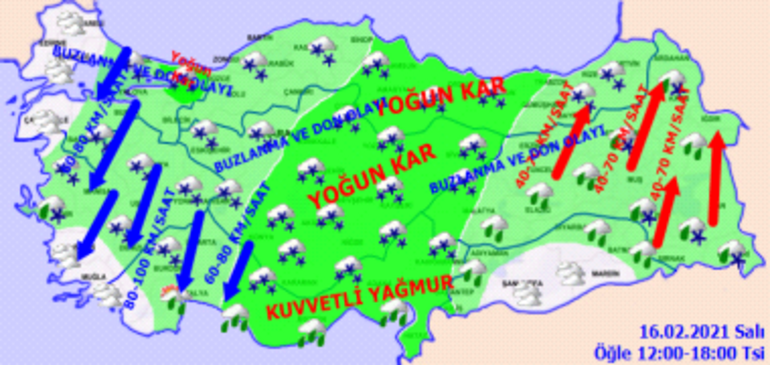 Meteorolojiden İstanbul, Ankara, İzmir dahil çok sayıda kente uyarı: Yoğun kar, kuvvetli rüzgar...