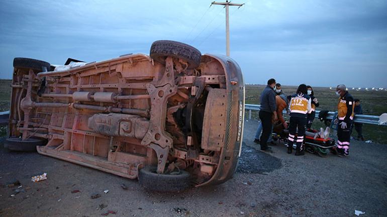 Diyarbakırda feci kaza 10 kişi yaralı