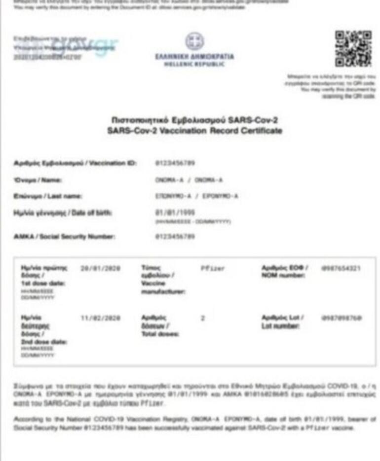 Son dakika haberler... Yunanistan "aşı sertifikası" dağıtmaya başladı