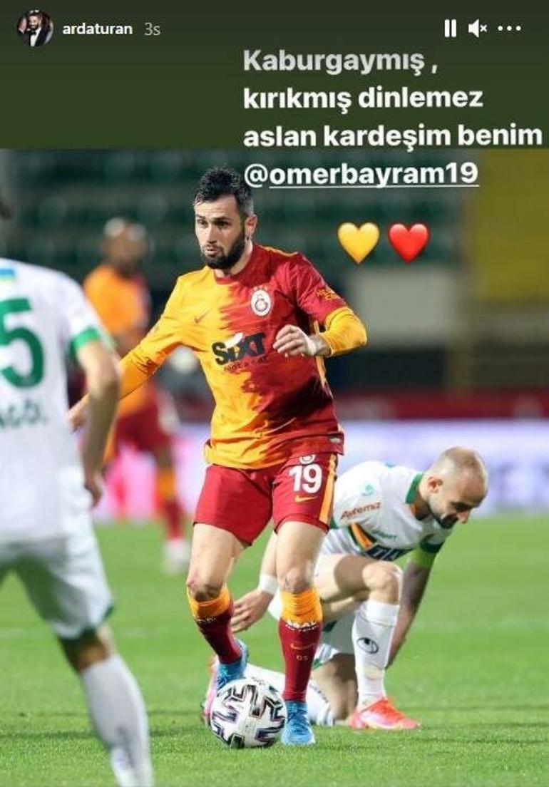 Ömer Bayram, Alanyaspor-Galatasaray maçında kırık kaburgayla oynadı