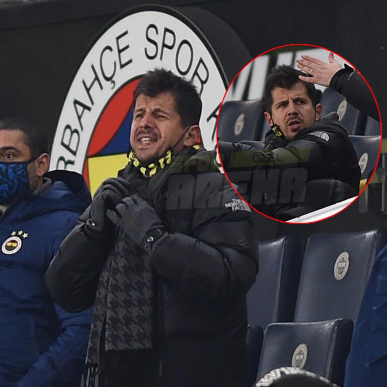 Fenerbahçe'de Emre Belözoğlu tribünde çılgına döndü! Çok sinirlendi...