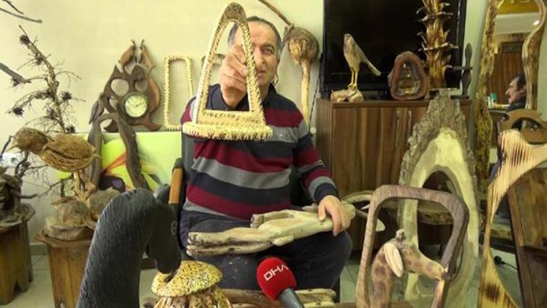 Pandemiyi fırsata çeviren otelci, ahşaba hayat veriyor