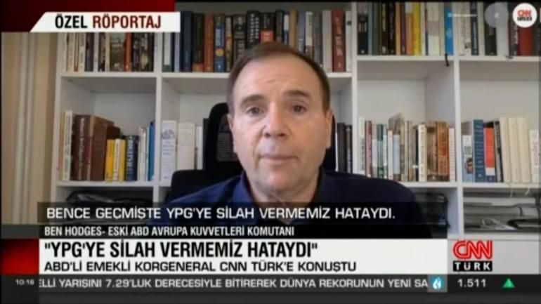 ABD'li emekli korgeneral: YPG'ye silah vermemiz hataydı