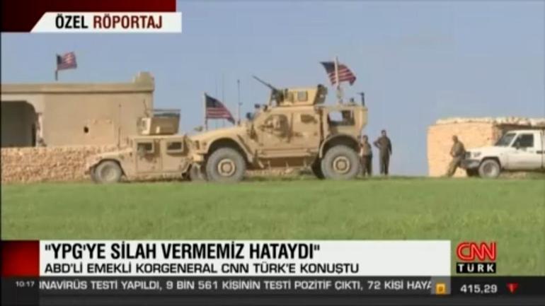 ABD'li emekli korgeneral: YPG'ye silah vermemiz hataydı