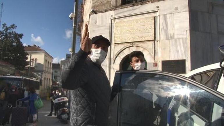 Kadınlar soluğu polisin yanında aldı Arkamızdan takip ediyor