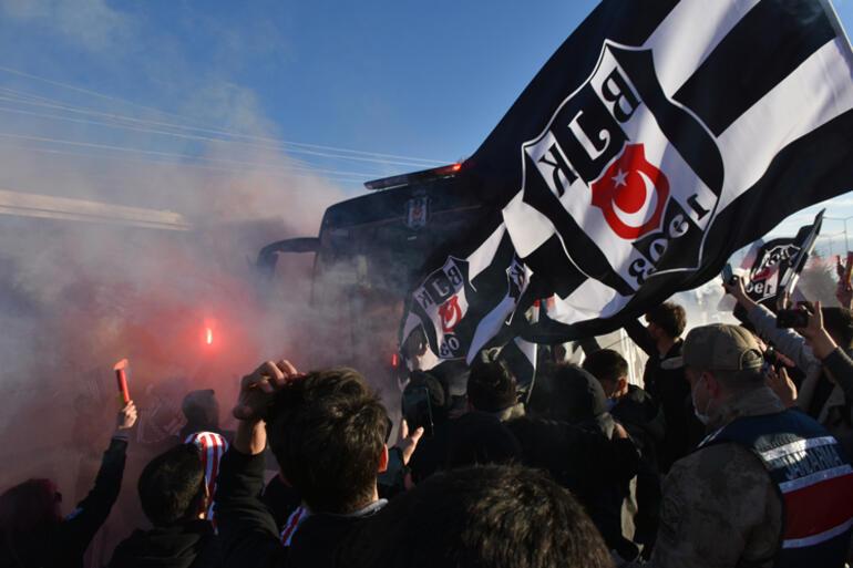 Beşiktaş'a Malatya'da coşkulu karşılama