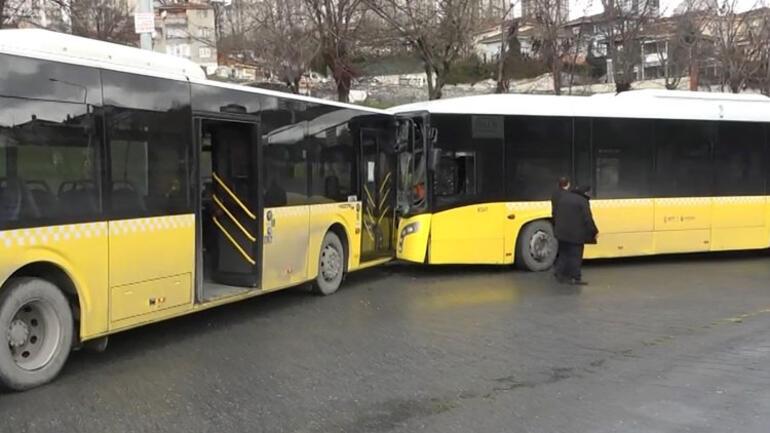 basaksehir de iett otobusleri kafa kafaya carpisti son dakika haberleri internet