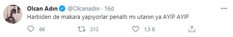 Olcan Adın'dan olay penaltı tepkisi