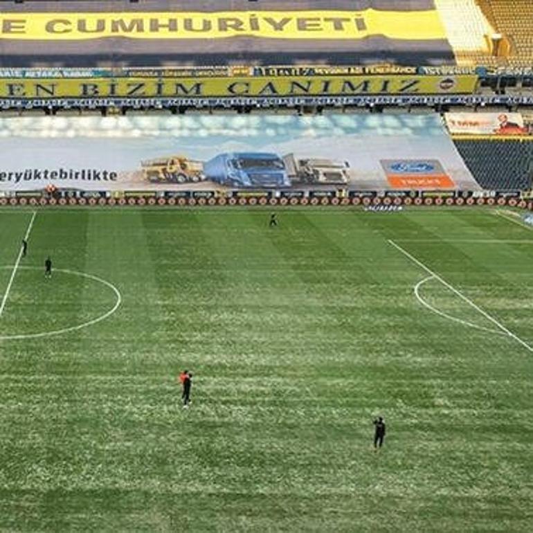 Fenerbahçe Antalyaspor maçına saatler kala zeminin son durumu...