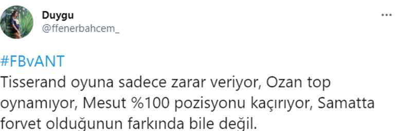 Fenerbahçe-Antalyaspor maçındaki tarihi gol sonrası sosyal medya yıkıldı! Tisserand ve Mesut Özil...