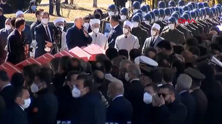 Kahramanlar için Ankara’da acı veda... Türkiye şehitlerini uğurladı