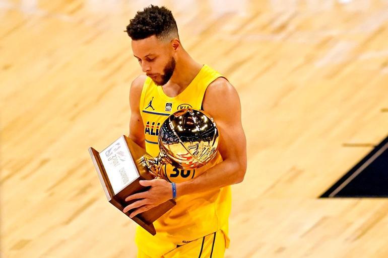 NBA All-Star 2021'de tarihi rekor! LeBron James, Stephen Curry ve Giannis Antetokounmpo...