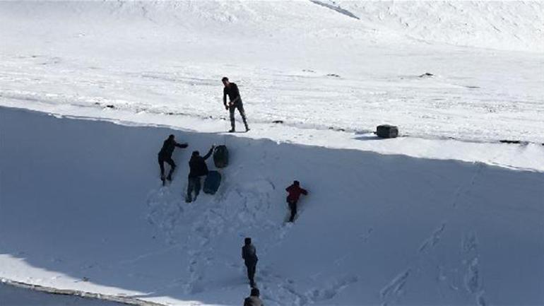 Karsta bidonla kayak