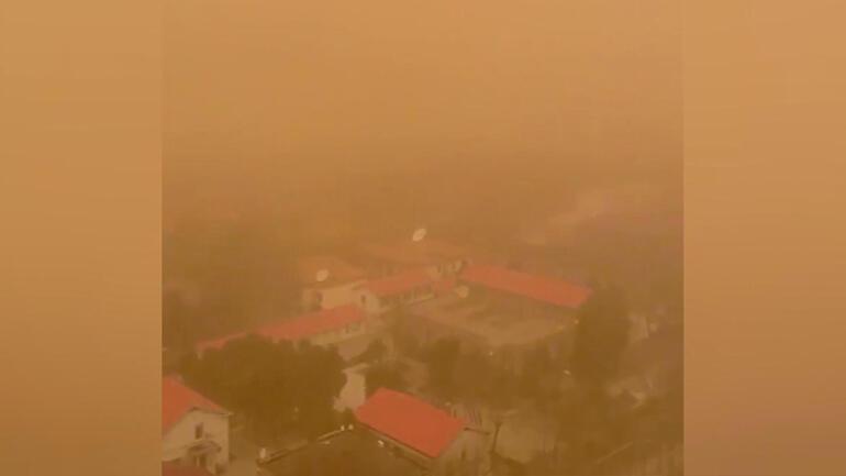 Çin’in başkenti Pekin'de sarı alarm! Kum fırtınası vurdu