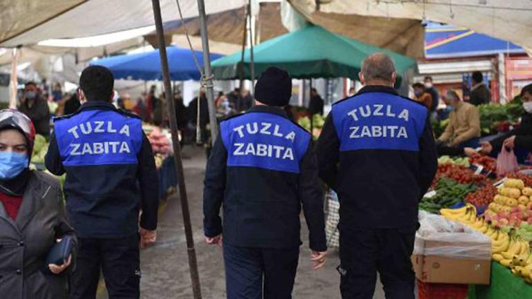 Tuzla’da pazarlar, marketler ve restoranlar denetleniyor