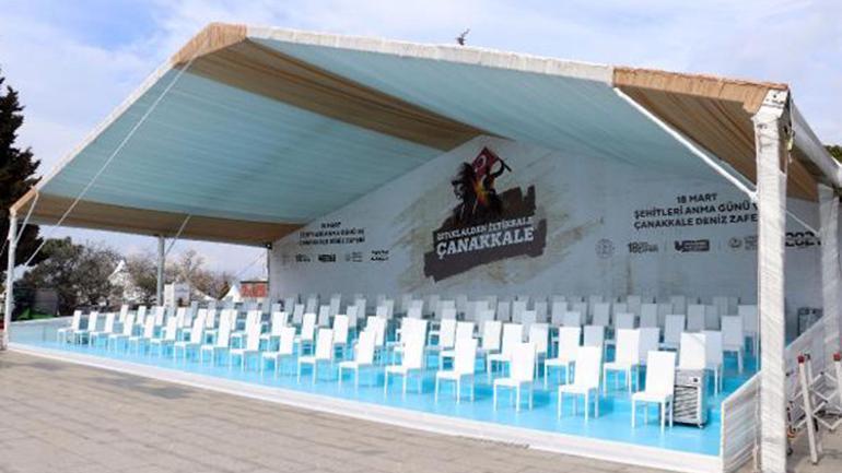 Çanakkale Şehitler Abidesi, 18 Mart törenlerine hazır