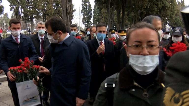 Ekrem İmamoğluna şehitlikte tepki: Burası Pervin Buldan ile çiçek ektiğin orman değil