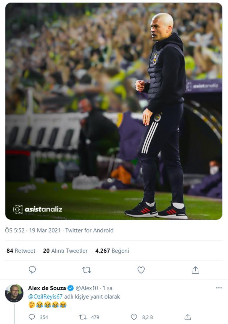 Alex de Souza'dan Fenerbahçe paylaşımı