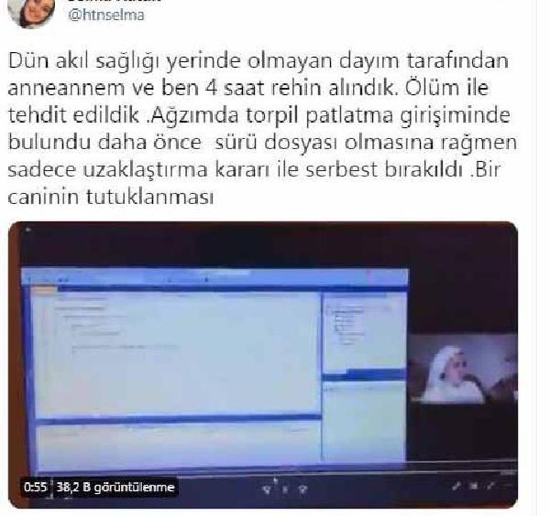 Dayısı tarafından rehin alındı Sosyal medyadan yardım istedi