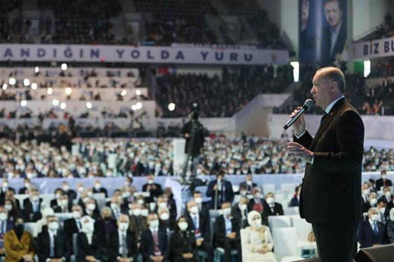 Son dakika... AK Partinin 7. Olağan Büyük Kongresi... İşte Cumhurbaşkanı Erdoğanın merakla beklenen konuşması