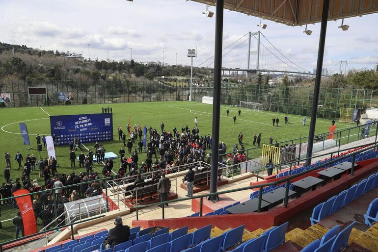 Yenilenen Beylerbeyi Stadı, Bakan Kasapoğlu'nun katılımıyla açıldı